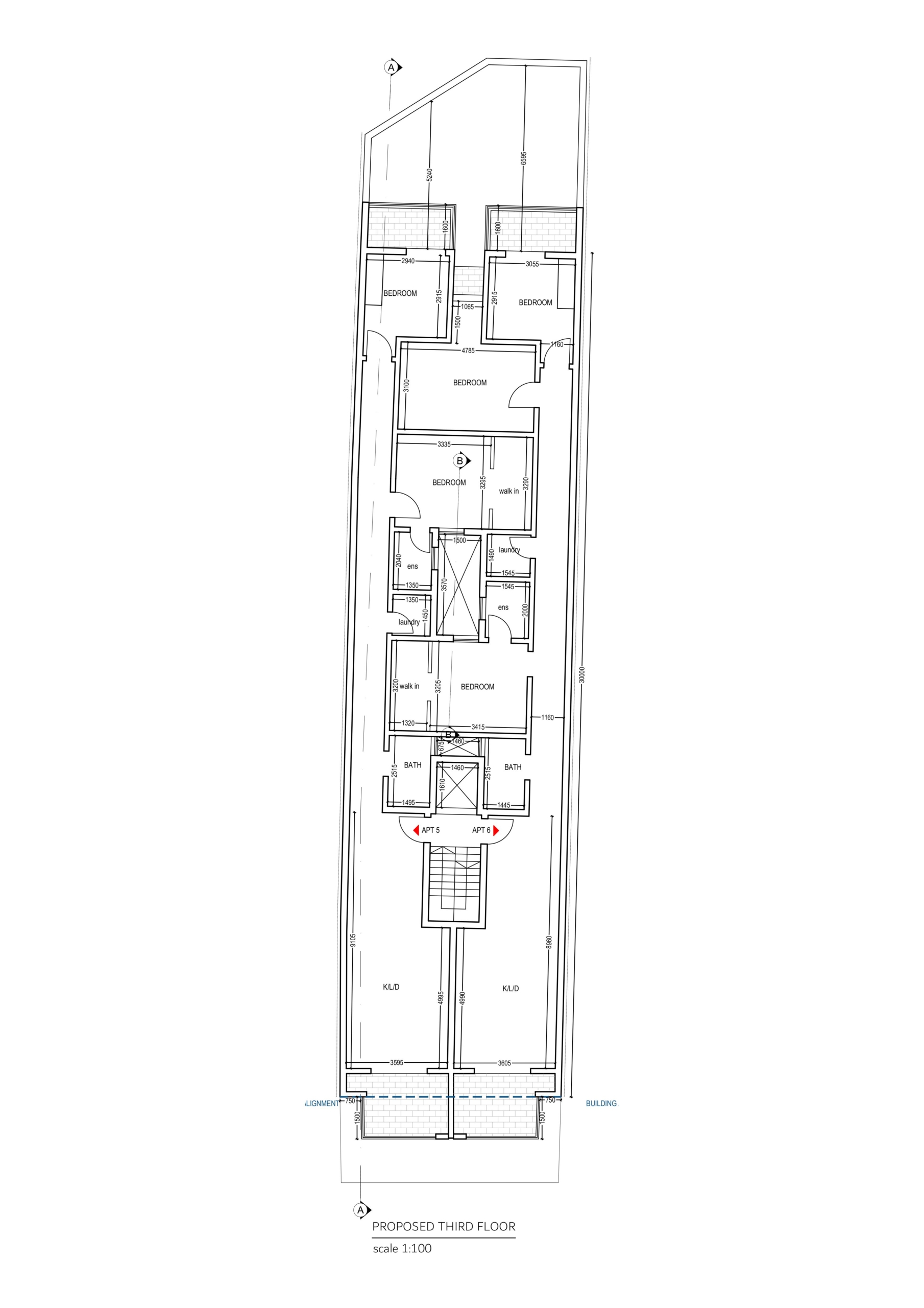 TROSISI SWIEQI 3RD FLOOR PLAN 2 and 3 Bedroom Apartment in Swieqi/Ibrag